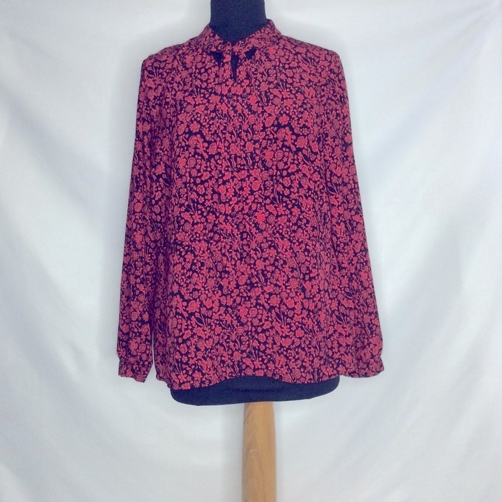 Vila Women's Top Red and Black M